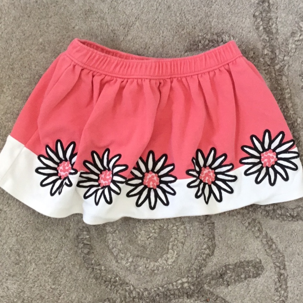Gymboree skirt 4T pink flowers